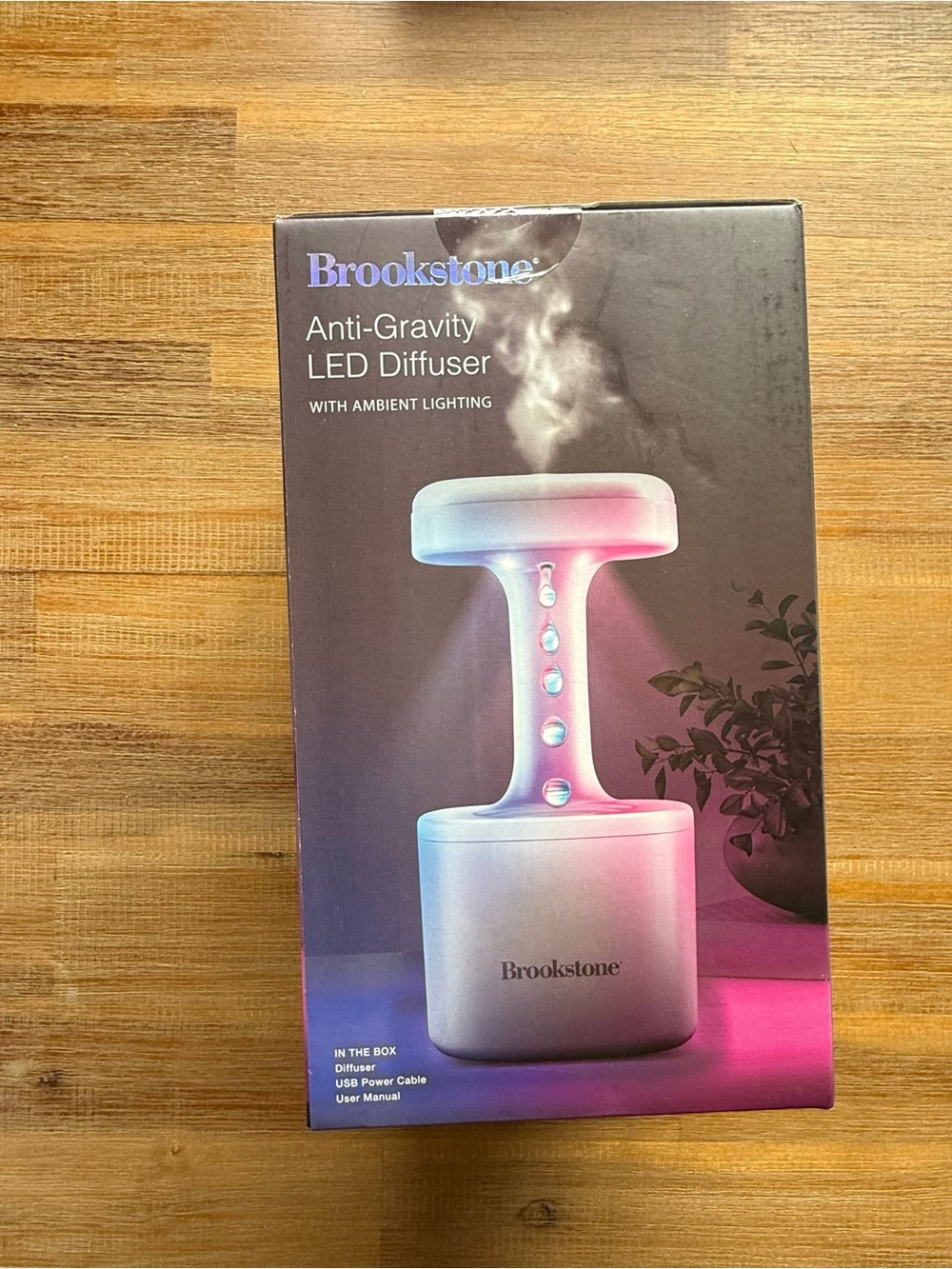 Brookstone Anti-Gravity LED Diffuser New In Box - Picture 7 of 7